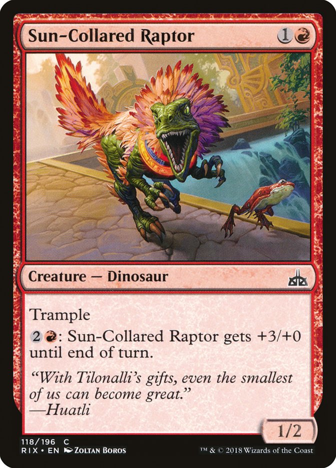 Sun-Collared Raptor [Rivals of Ixalan] | Webway Games
