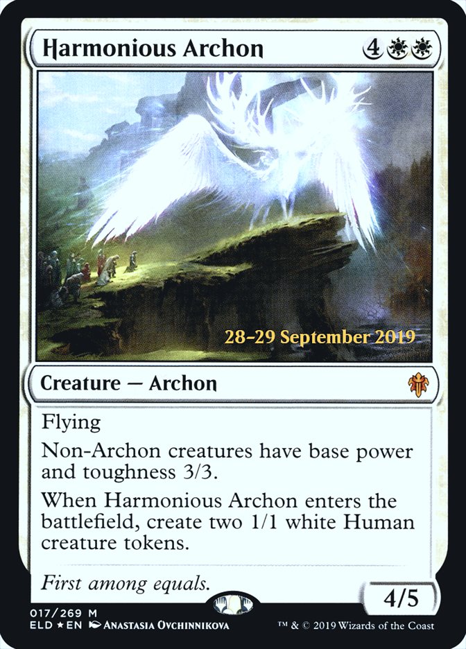 Harmonious Archon  [Throne of Eldraine Prerelease Promos] | Webway Games