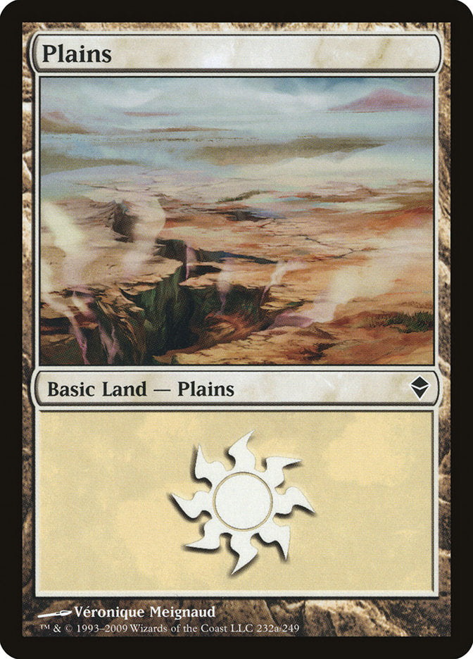Plains (#232a) [Zendikar] | Webway Games