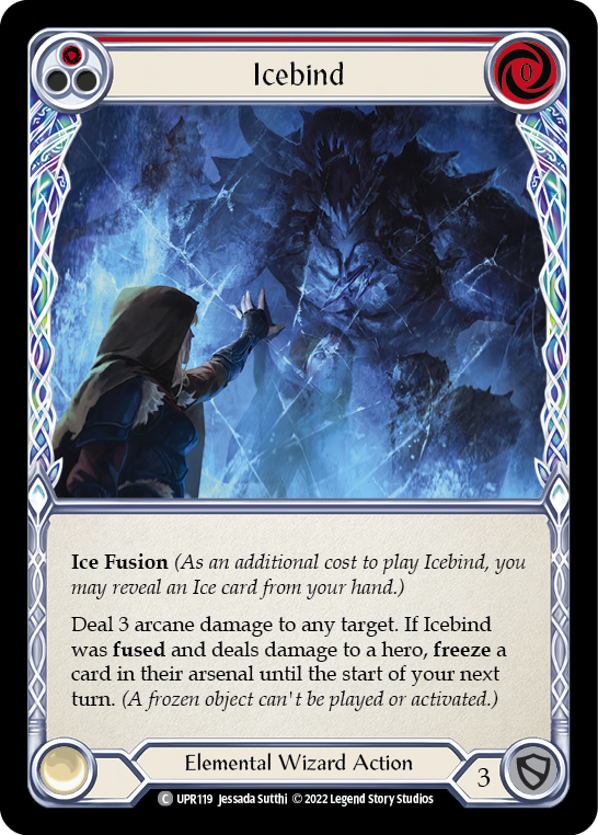 Icebind (Red) [UPR119] (Uprising)  Rainbow Foil | Webway Games