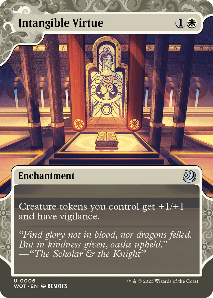Intangible Virtue [Wilds of Eldraine: Enchanting Tales] | Webway Games