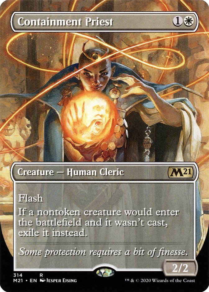 Containment Priest (Borderless) [Core Set 2021] | Webway Games