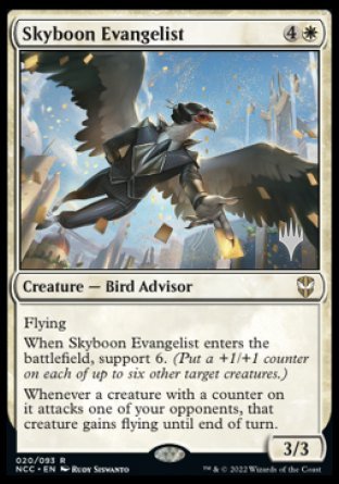 Skyboon Evangelist (Promo Pack) [Streets of New Capenna Commander Promos] | Webway Games