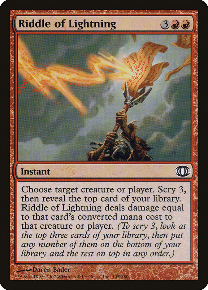 Riddle of Lightning [Future Sight] | Webway Games