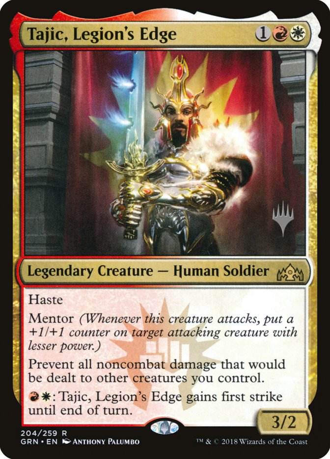 Tajic, Legion's Edge (Promo Pack) [Guilds of Ravnica Promos] | Webway Games