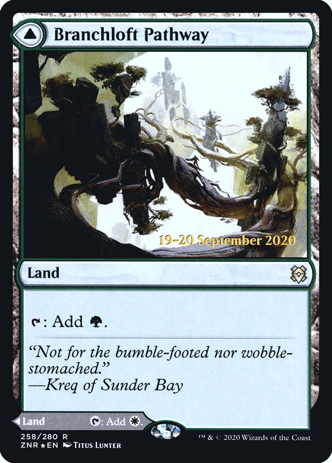 Branchloft Pathway // Boulderloft Pathway  [Zendikar Rising Prerelease Promos] | Webway Games