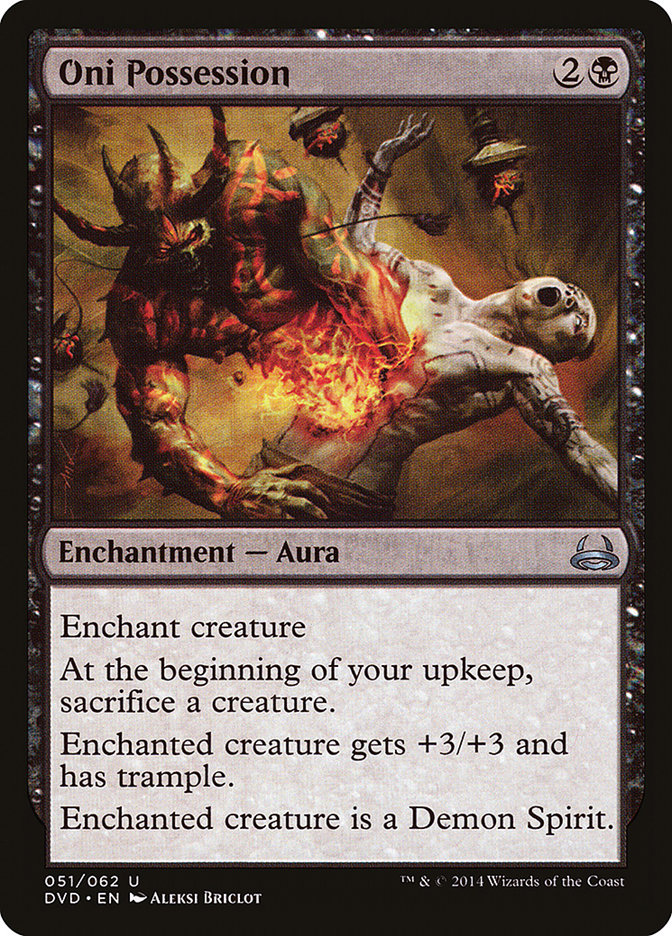 Oni Possession (Divine vs. Demonic) [Duel Decks Anthology] | Webway Games