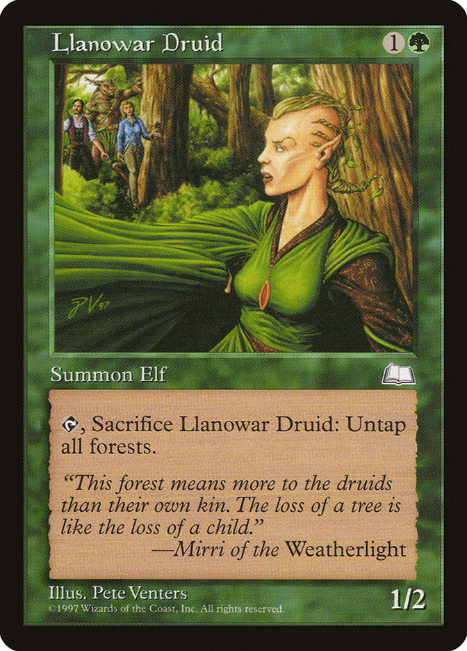 Llanowar Druid [Weatherlight] | Webway Games