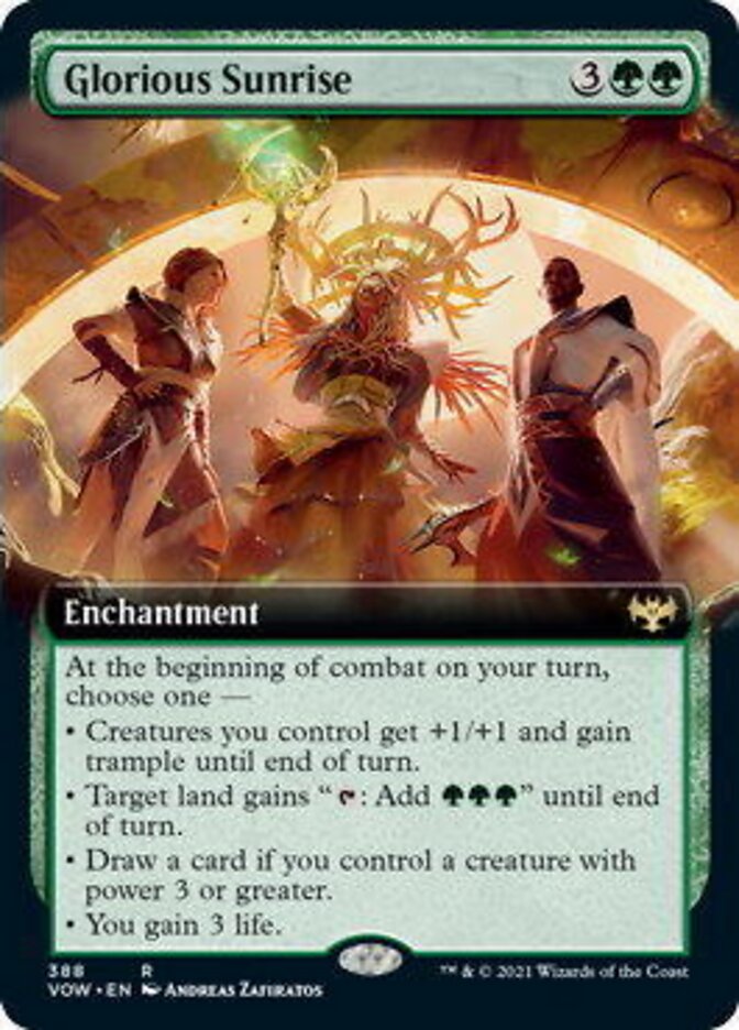 Glorious Sunrise (Extended) [Innistrad: Crimson Vow] | Webway Games