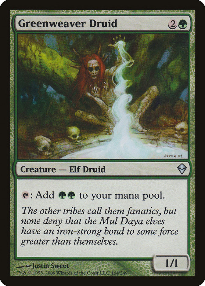 Greenweaver Druid [Zendikar] | Webway Games