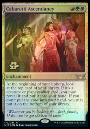 Cabaretti Ascendancy [Streets of New Capenna Prerelease Promos] | Webway Games