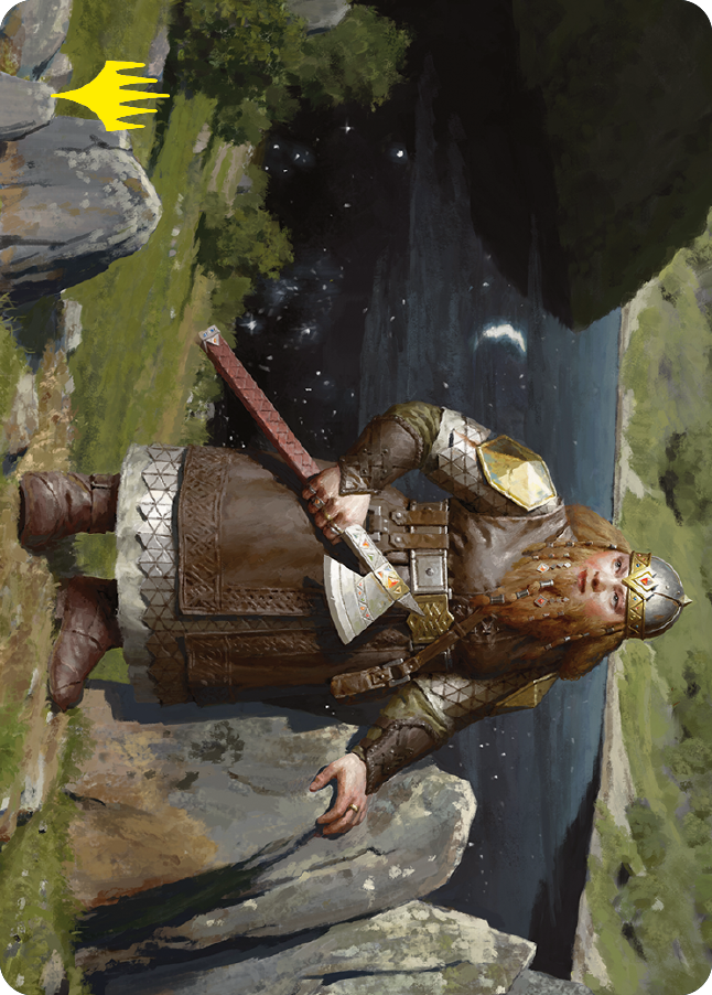 Mirrormere Guardian Art Card (Gold-Stamped Signature) [The Lord of the Rings: Tales of Middle-earth Art Series] | Webway Games