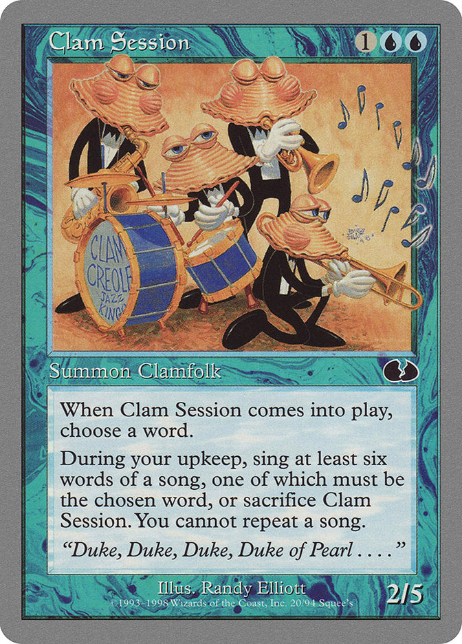 Clam Session [Unglued] | Webway Games