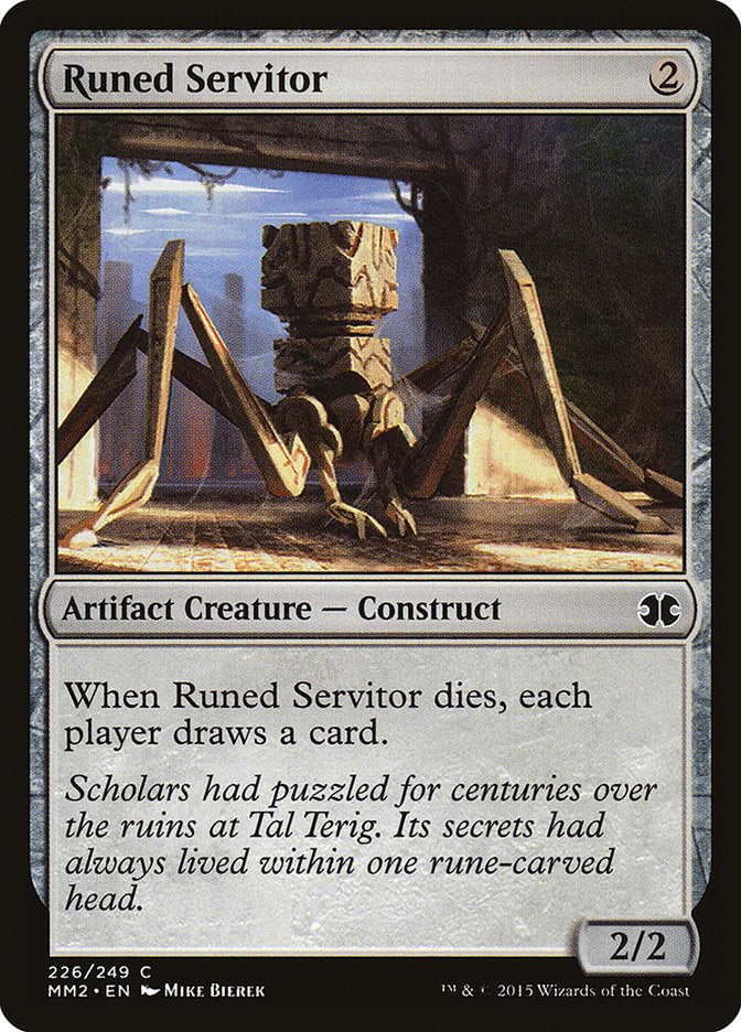 Runed Servitor [Modern Masters 2015] | Webway Games