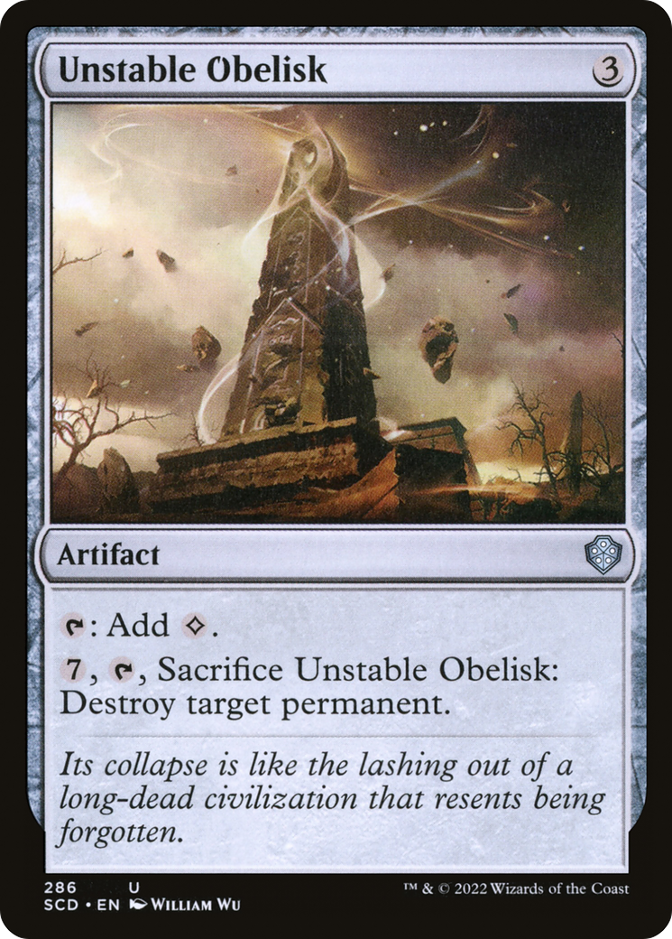 Unstable Obelisk [Starter Commander Decks] | Webway Games
