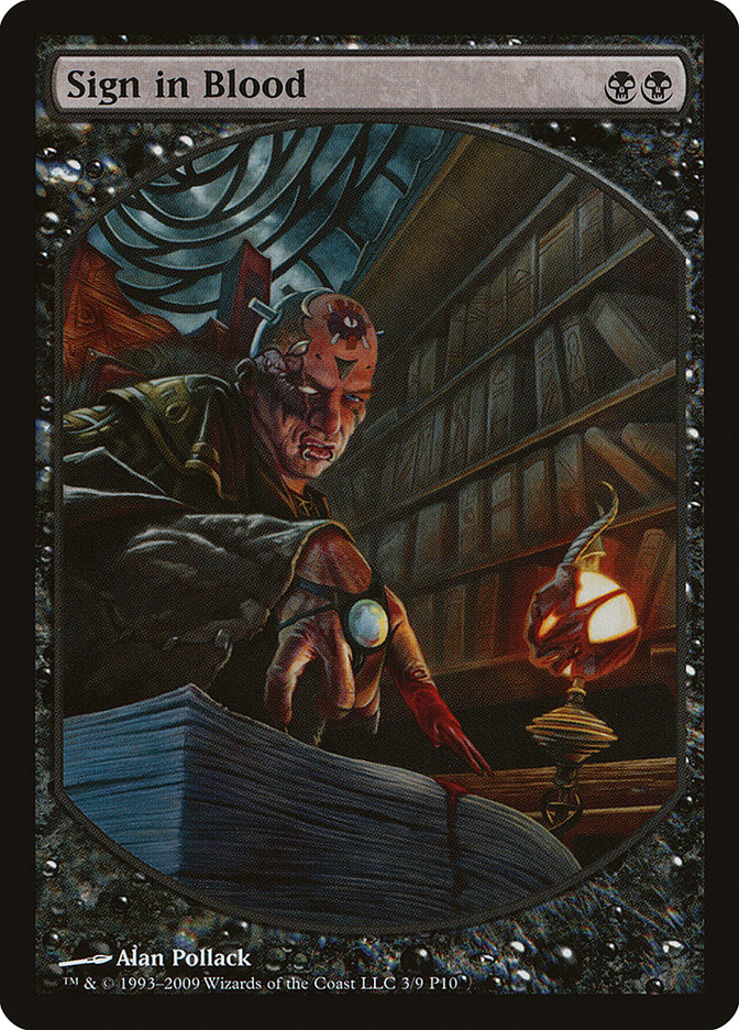 Sign in Blood [Magic Player Rewards 2010] | Webway Games