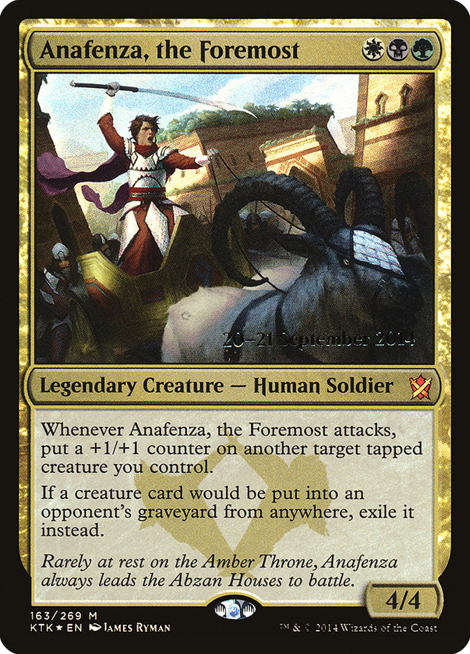 Anafenza, the Foremost  (Prerelease) [Khans of Tarkir Prerelease Promos] | Webway Games