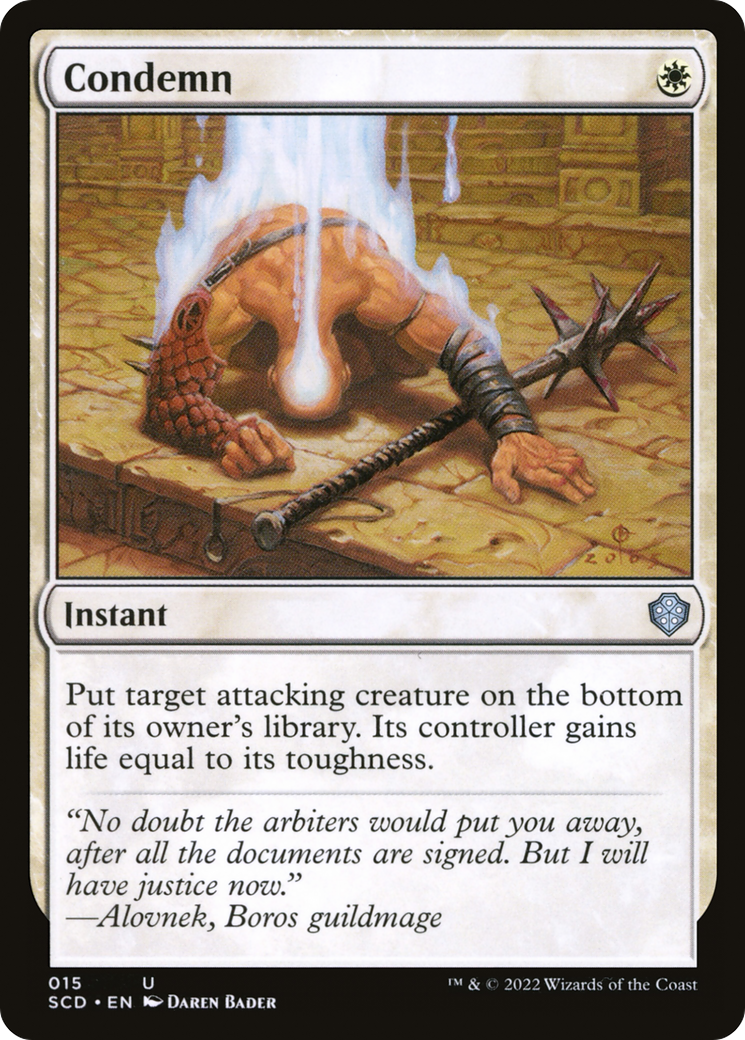 Condemn [Starter Commander Decks] | Webway Games