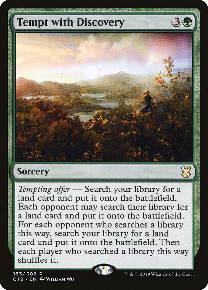 Tempt with Discovery [Commander 2019] | Webway Games