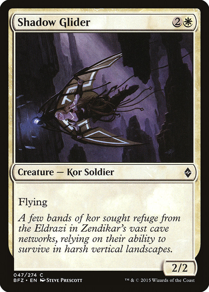Shadow Glider [Battle for Zendikar] | Webway Games