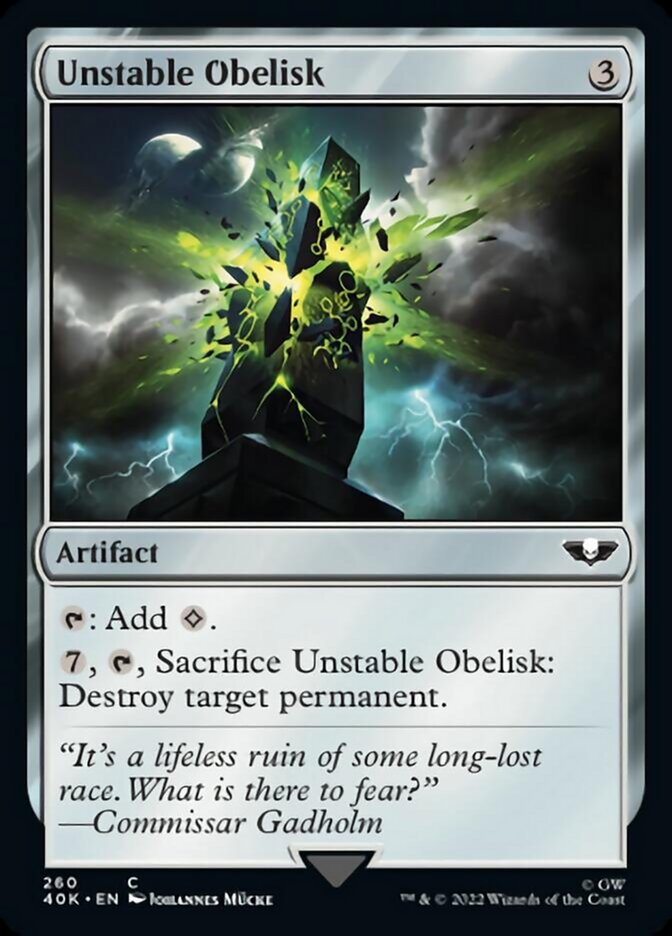 Unstable Obelisk [Universes Beyond: Warhammer 40,000] | Webway Games