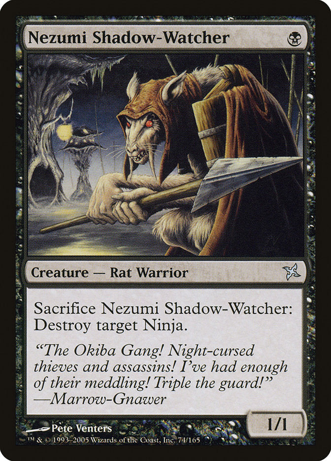 Nezumi Shadow-Watcher [Betrayers of Kamigawa] | Webway Games
