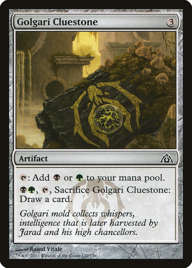 Golgari Cluestone [Dragon's Maze] | Webway Games