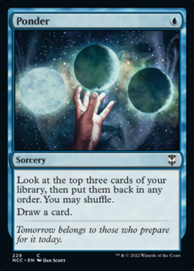 Ponder [Streets of New Capenna Commander] | Webway Games