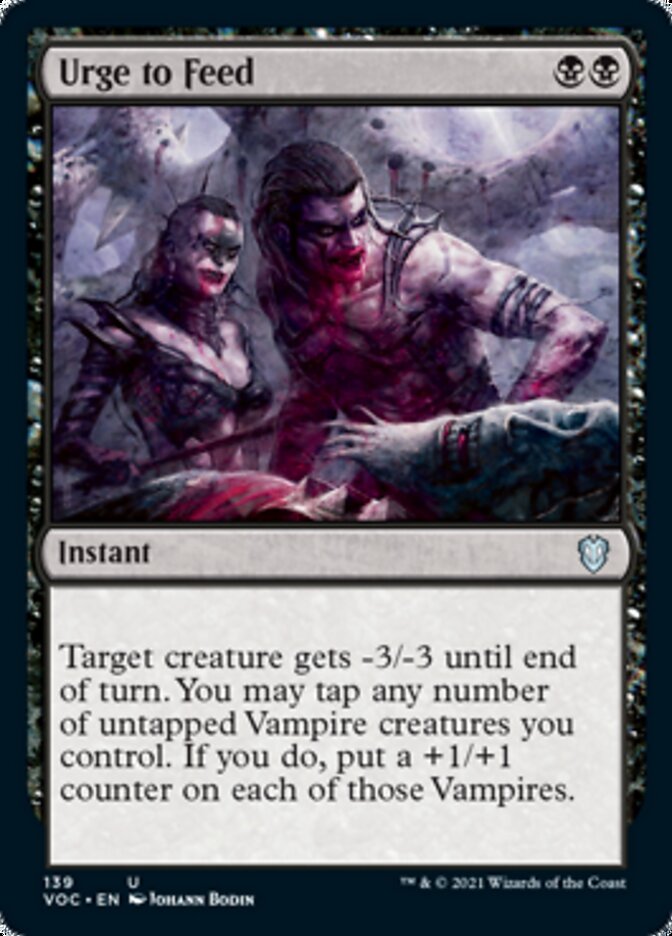 Urge to Feed [Innistrad: Crimson Vow Commander] | Webway Games