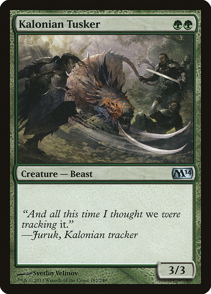 Kalonian Tusker [Magic 2014] | Webway Games