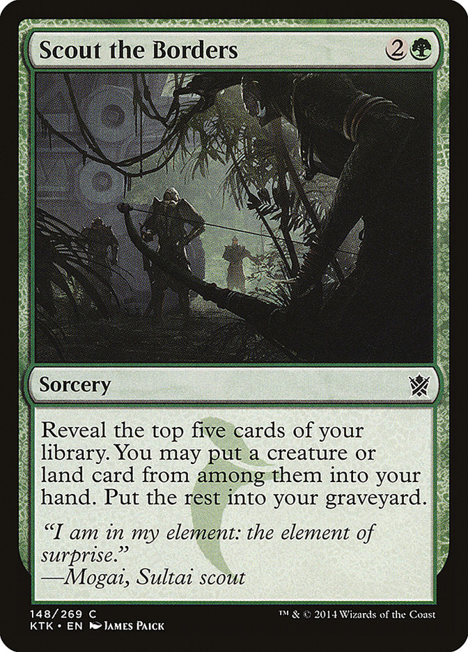 Scout the Borders [Khans of Tarkir] | Webway Games