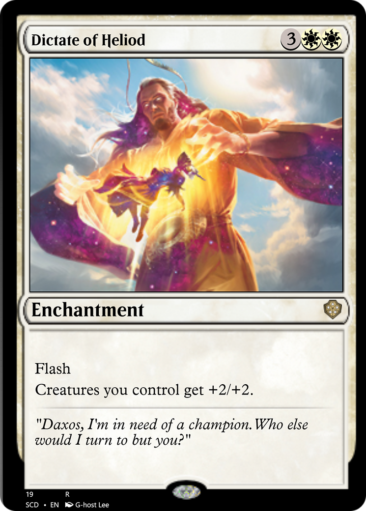 Dictate of Heliod [Starter Commander Decks] | Webway Games
