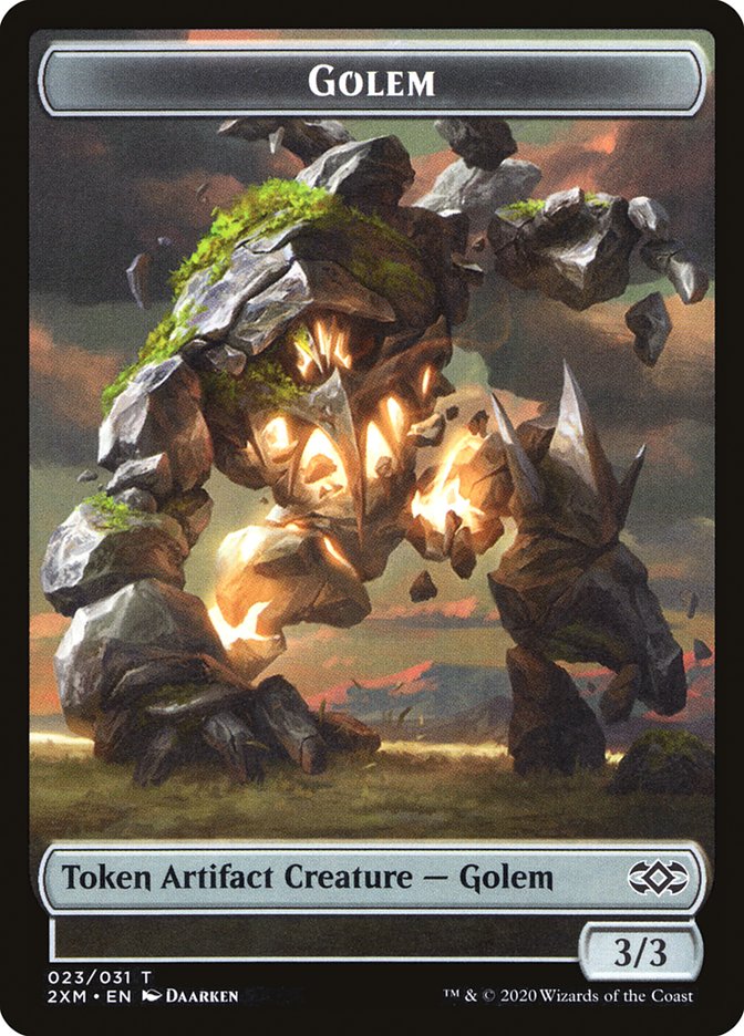 Golem Token [Double Masters] | Webway Games