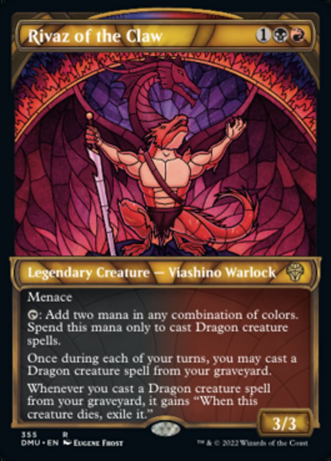 Rivaz of the Claw (Showcase Textured) [Dominaria United] | Webway Games