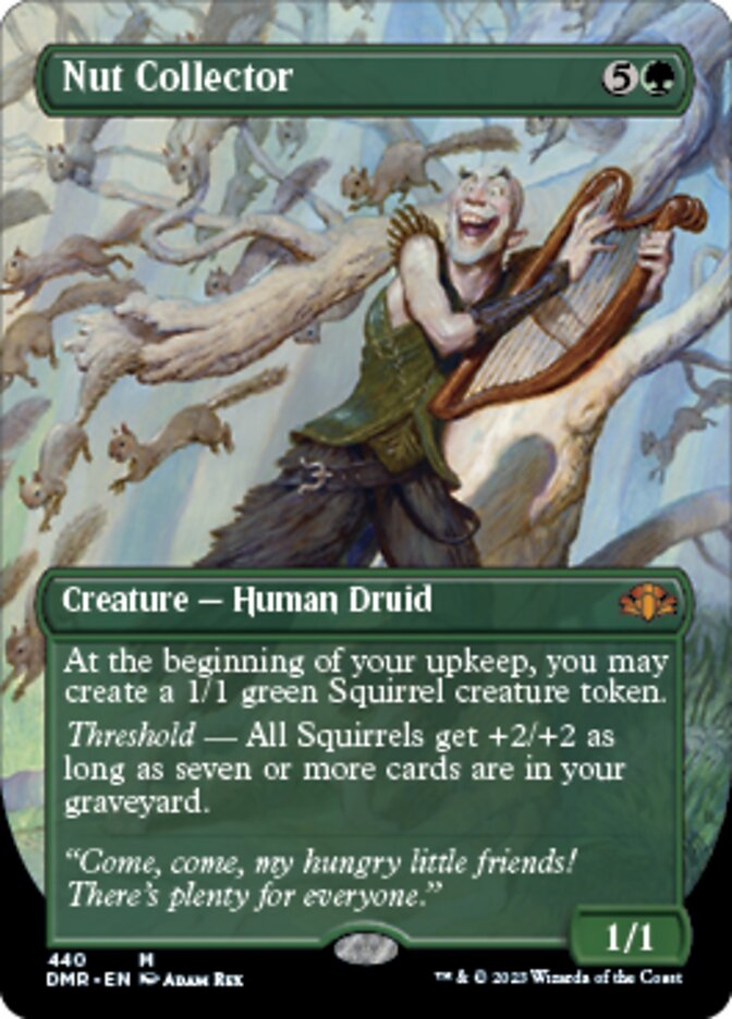 Nut Collector (Borderless Alternate Art) [Dominaria Remastered] | Webway Games