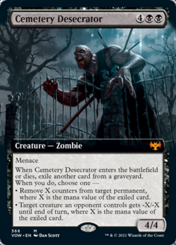 Cemetery Desecrator (Extended) [Innistrad: Crimson Vow] | Webway Games