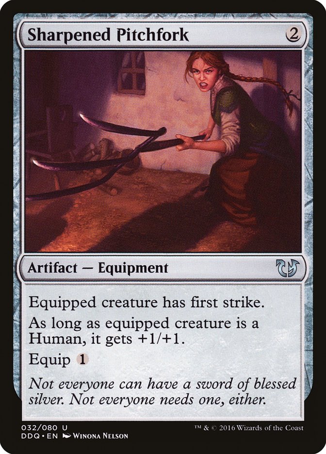 Sharpened Pitchfork [Duel Decks: Blessed vs. Cursed] | Webway Games