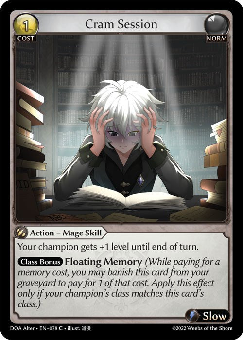 Cram Session (078) [Dawn of Ashes: Alter Edition] | Webway Games