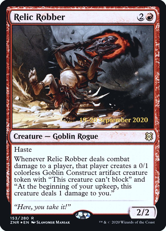 Relic Robber  [Zendikar Rising Prerelease Promos] | Webway Games