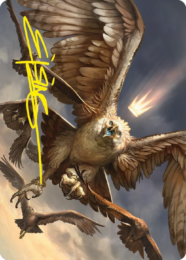 Gwaihir, Greatest of the Eagles Art Card (Gold-Stamped Signature) [The Lord of the Rings: Tales of Middle-earth Art Series] | Webway Games