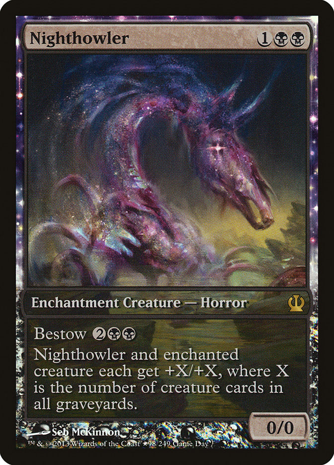 Nighthowler (Game Day) (Extended) [Theros Promos] | Webway Games