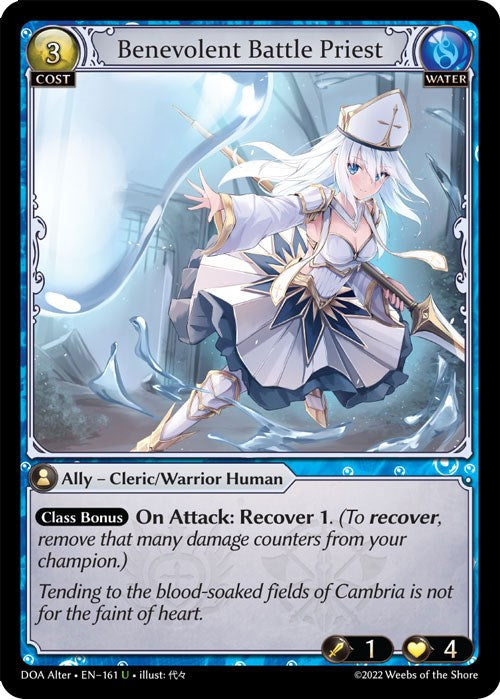 Benevolent Battle Priest (161) [Dawn of Ashes: Alter Edition] | Webway Games