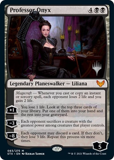Professor Onyx (Promo Pack) [Strixhaven: School of Mages Promos] | Webway Games