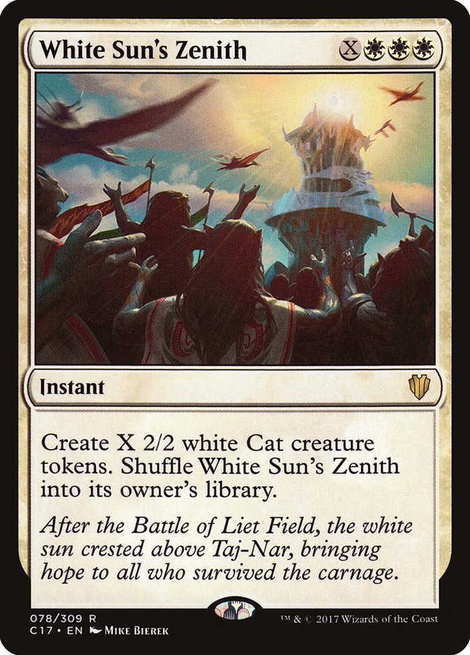 White Sun's Zenith [Commander 2017] | Webway Games