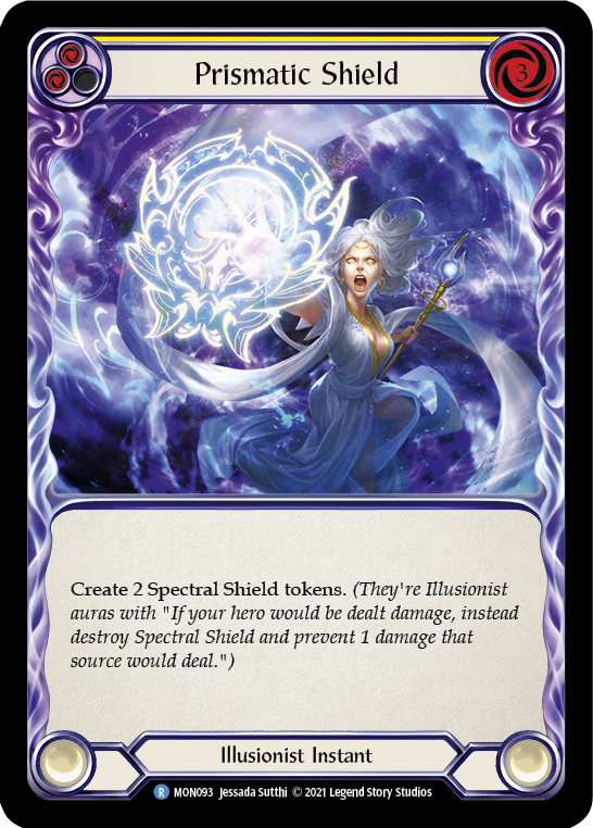 Prismatic Shield (Yellow) [MON093] 1st Edition Normal | Webway Games