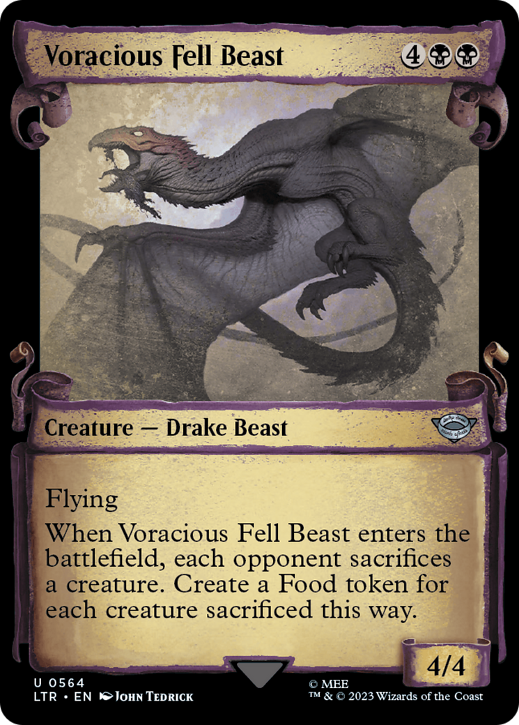 Voracious Fell Beast [The Lord of the Rings: Tales of Middle-Earth Showcase Scrolls] | Webway Games