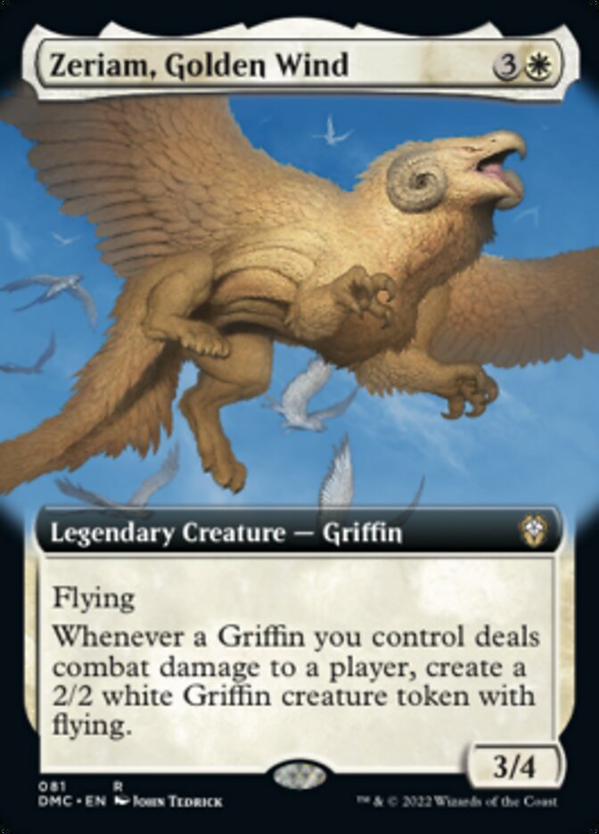 Zeriam, Golden Wind (Extended Art) [Dominaria United Commander] | Webway Games