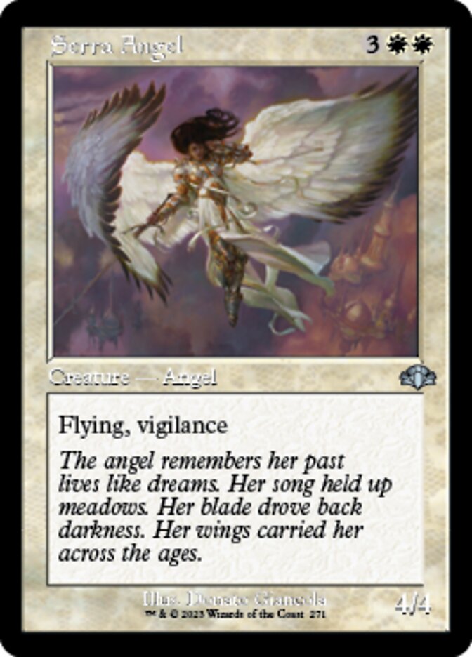 Serra Angel (Retro) [Dominaria Remastered] | Webway Games