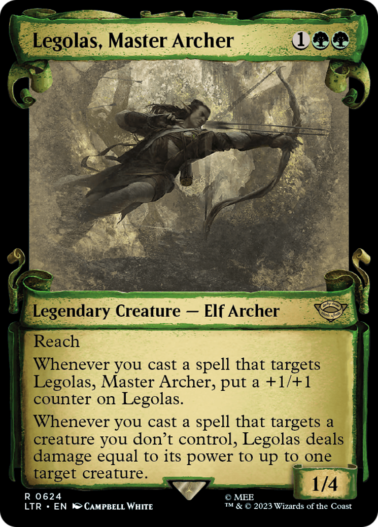 Legolas, Master Archer [The Lord of the Rings: Tales of Middle-Earth Showcase Scrolls] | Webway Games