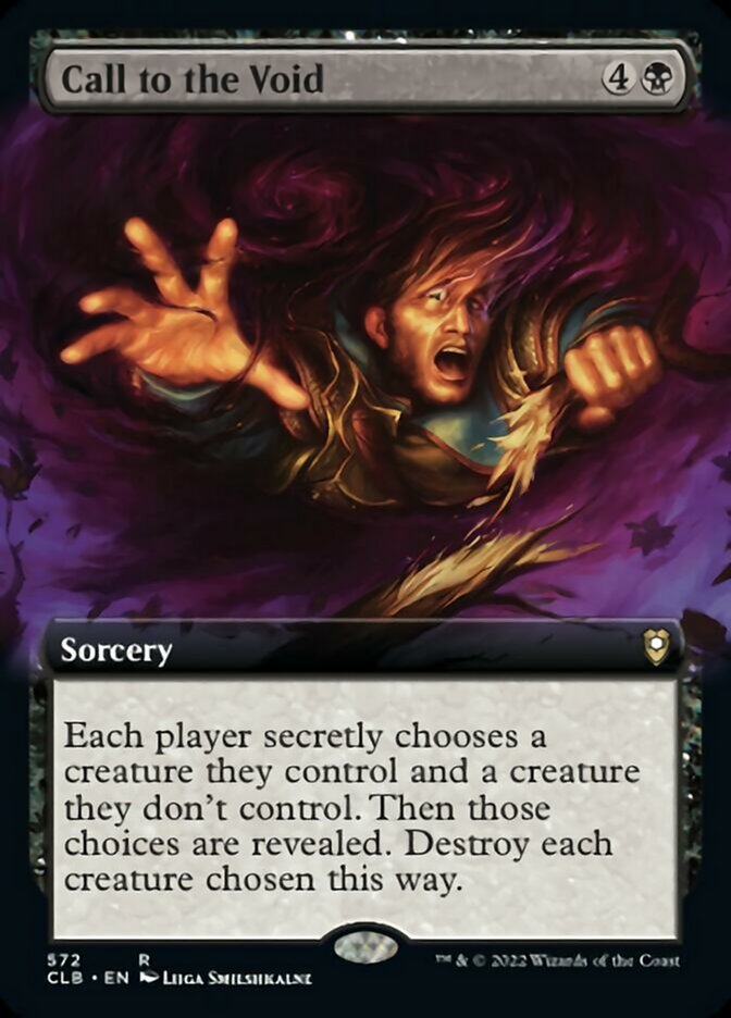 Call to the Void (Extended Art) [Commander Legends: Battle for Baldur's Gate] | Webway Games